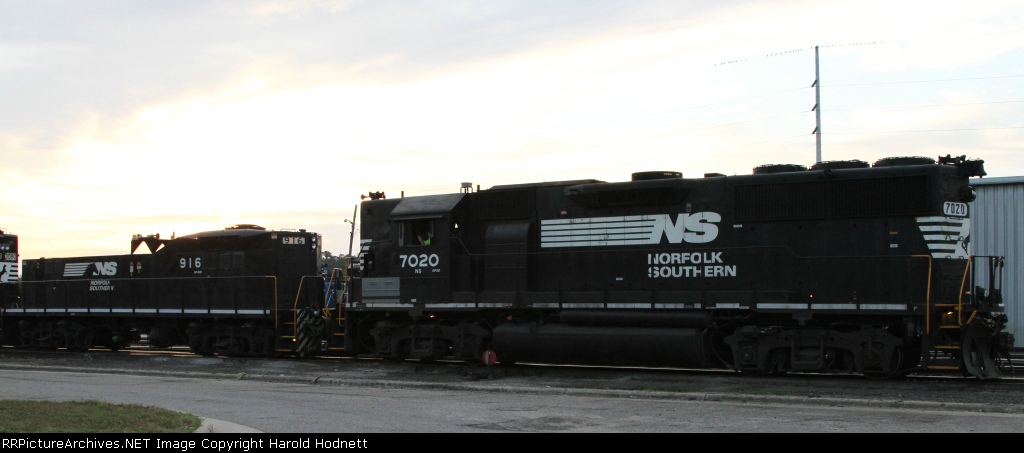 NS 7020, 3080 & 916 will be on the 7 am job (PR01)
